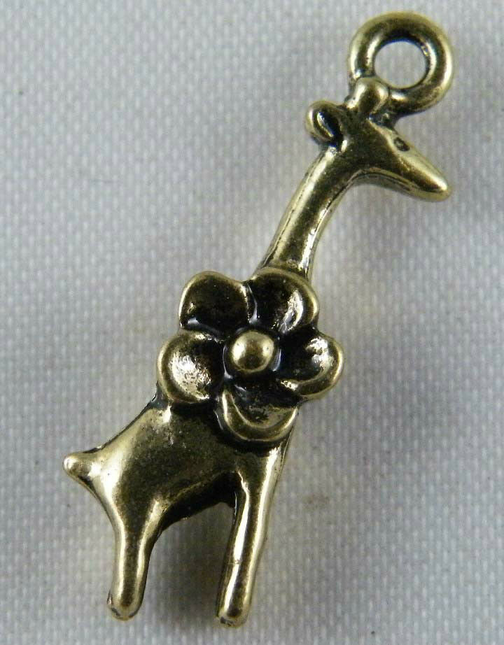 30pcs Bronze Color Spotted deer Charms 23x8x5mm 20415