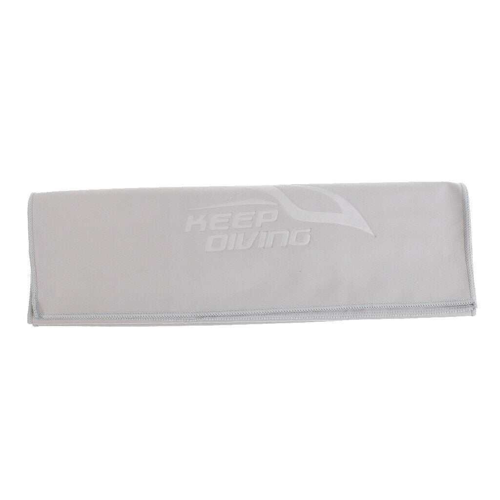 Quick Drying Microfibre Towel for Beach Travel Swimming Gym Sports Gray