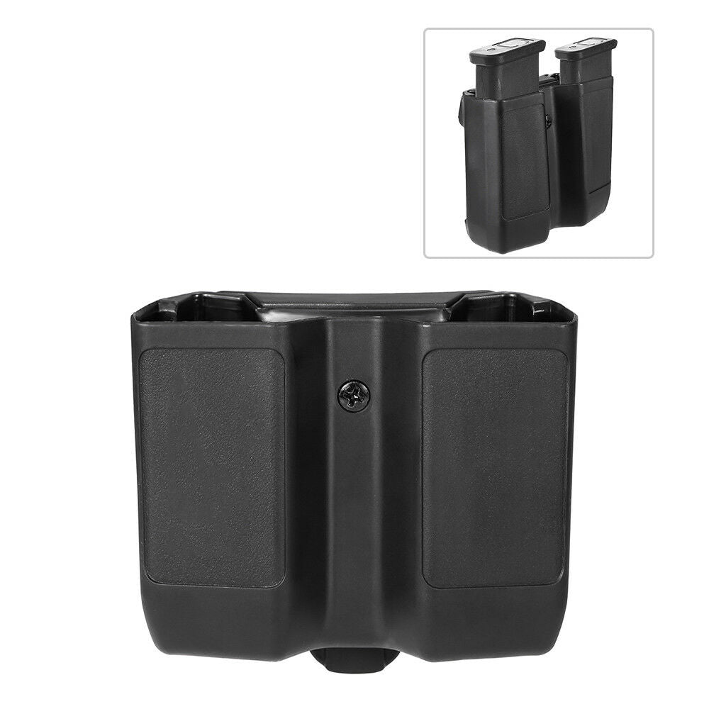 Universal 9mm Magazine Holster Double Stack Double Mag Case Mag Pouch