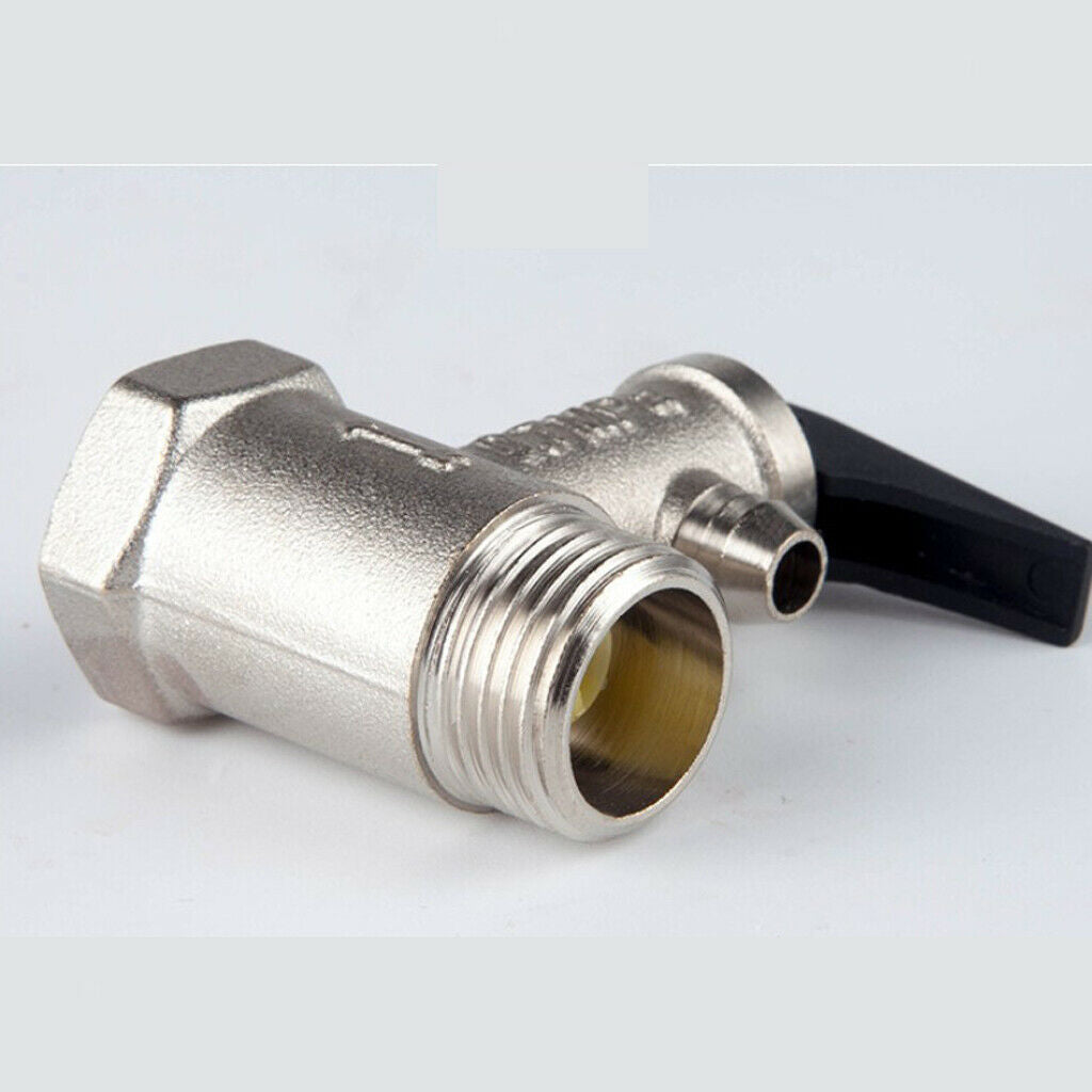 Useful 1/2inch DN15 Brass Water Heater Pressure Relief Check Safety Valve