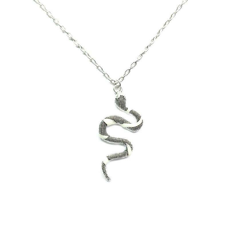 Fashion Necklace Luminous Serpent Pendant for Girls Ladies Birthday Party Gifts