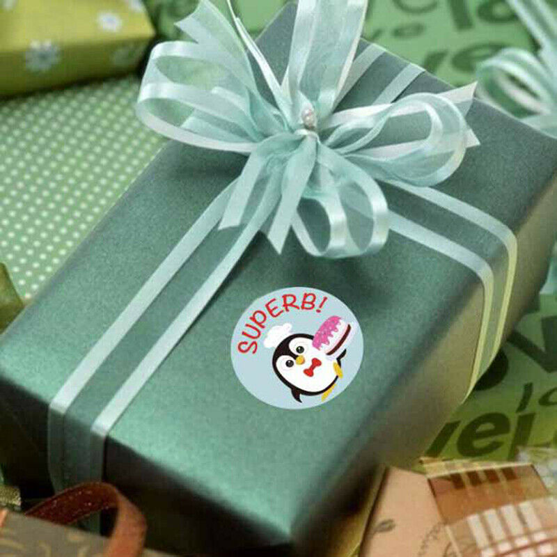500pcs Reward Stickers Encouragement Labels Roll Animals Motivation Stick.l8