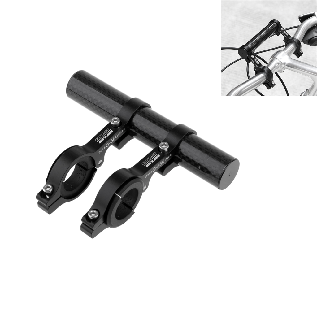 Bike Handlebar Extender Dual Clamp Bracket Mountain Road Bicycle Cycling Riding