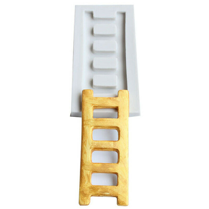 Ladder Fondant Silicone Mold Biscuits Chocolate Mould Cake Decorating Too.l8