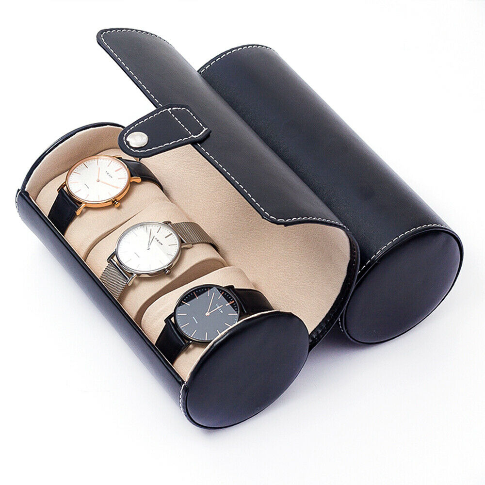 3 Grids Watch Display Storage Boxes Case Organizer Jewelry Collection Holders AU