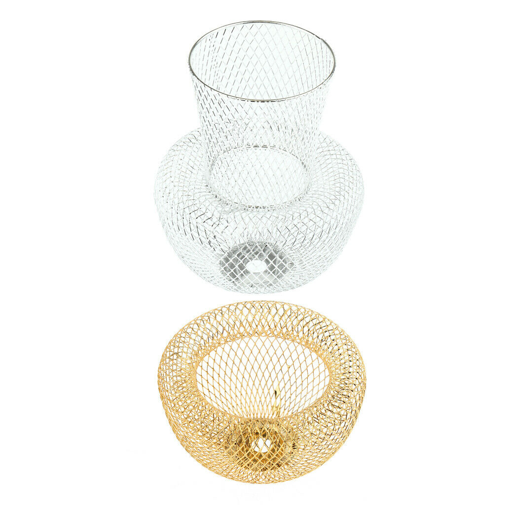 Iron Lamp Shade Chandelier Pendant Lights Fixture Bulb Cage Half round edge