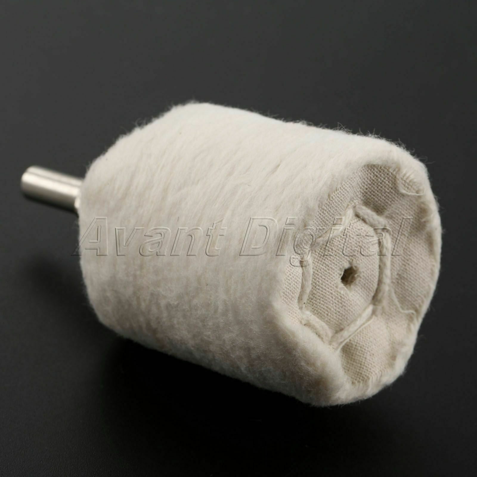 Cotton Cylindrical Polishing Cleaning Wheels Pad Brush Abrasive Rotary Tool 40mm