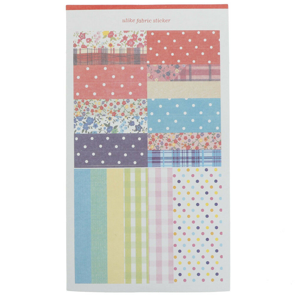 4Pcs Dot Canvas Stickers For DIY Scrapbooking Planner Cardmaking Journalin.l8