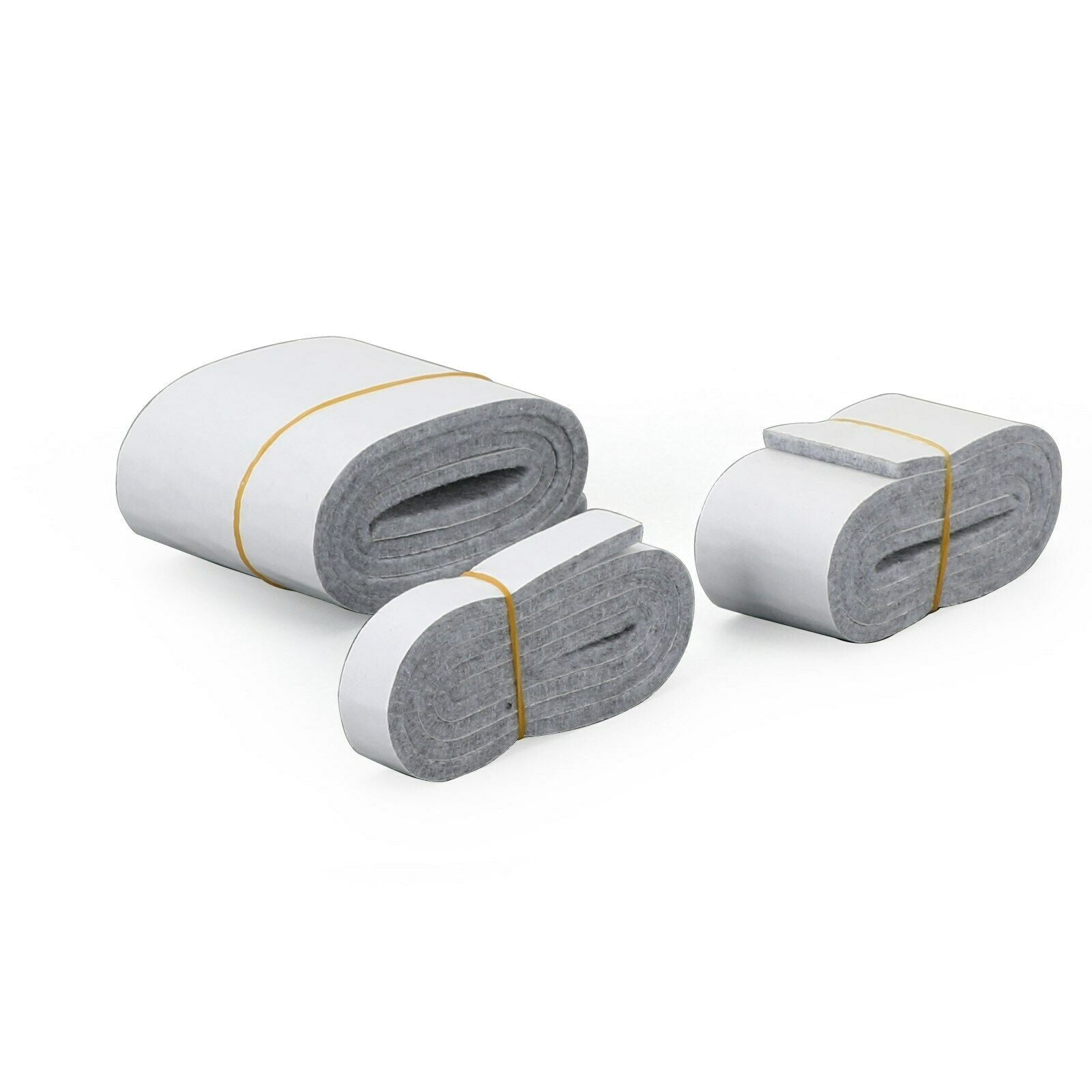 1M/40" 3pcs Nonslip Self-Stick Cabinet Furniture Felt Pad Gray USA
