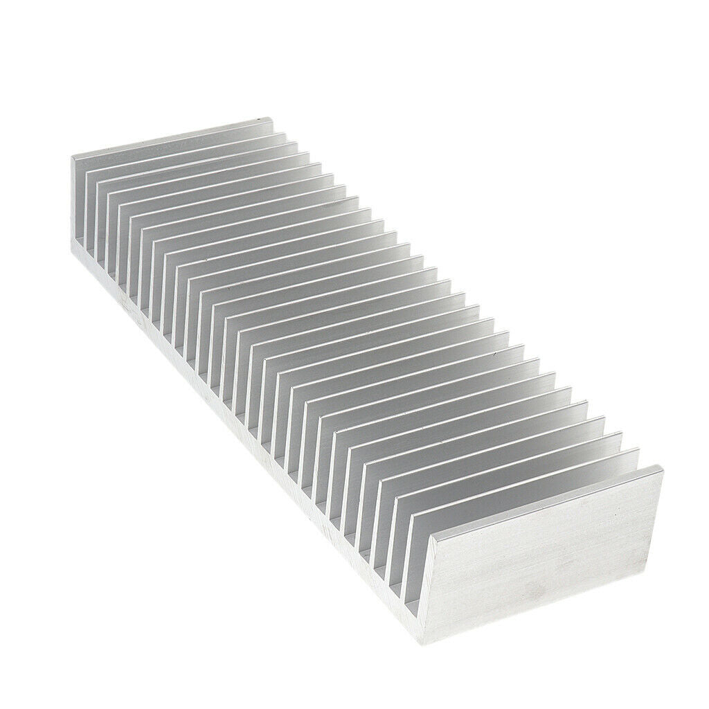 Universal Aluminium Heatsink Radiator Cooler Fin Pad 100x300x50mm