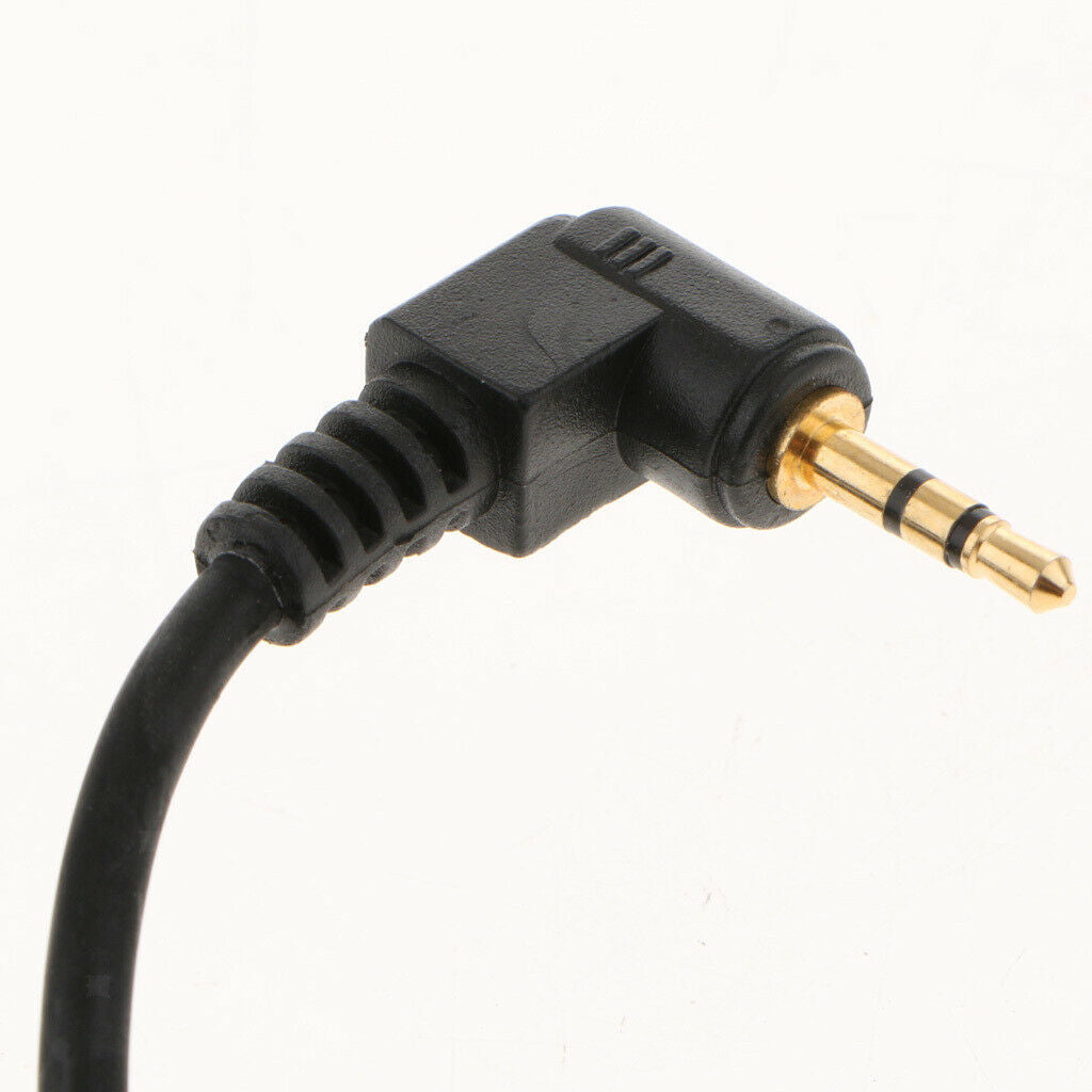 2.5mm to 3.5mm Male Flash PC Sync Cable Cord Connector for Canon Nikon 1m