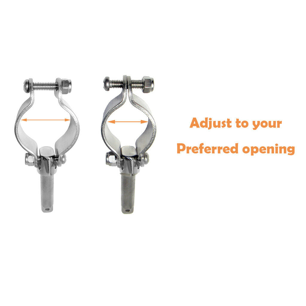 Clamp On Oarlock For 1/2" Socket Boat Fishing Clamp-On Oar