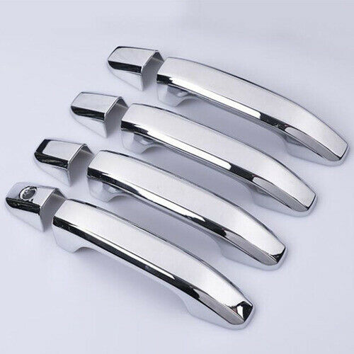 Weather Proof Chrome Door Handle Cover For Chevy Tahoe Suburban Yukon 2015-2018