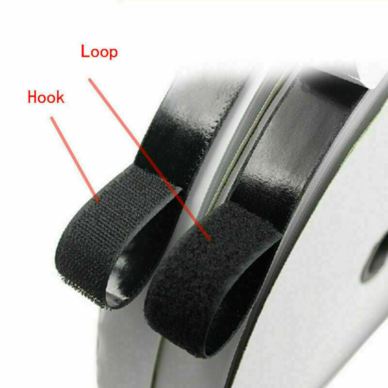 Hook and Loop Fastener Extra Sticky Back 1mx20mm Top 2 in1 Self Adhesive Tape
