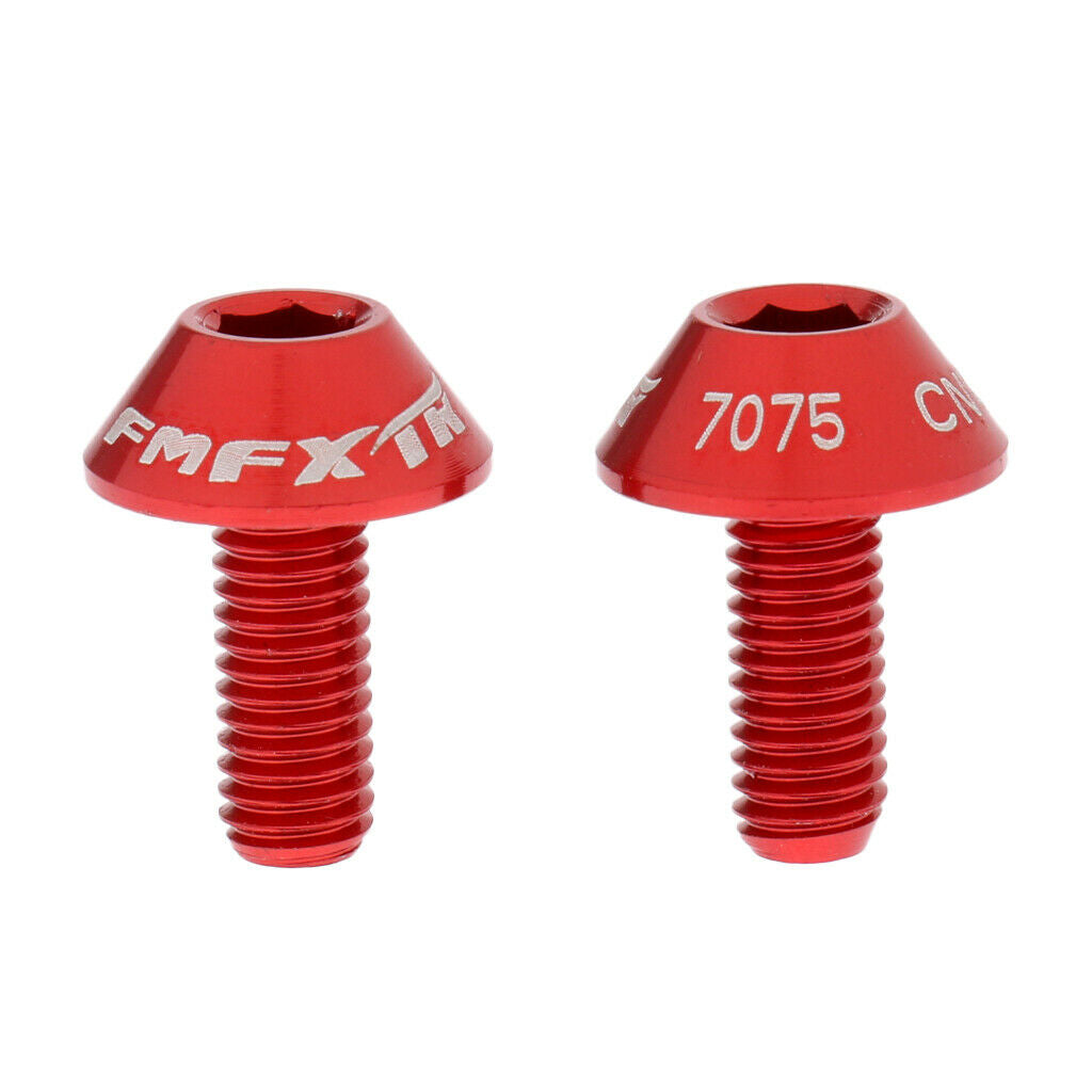 8x Aluminum Alloy Bicycle Cycle Water Bottle Cage  M5 X 12mm Screw