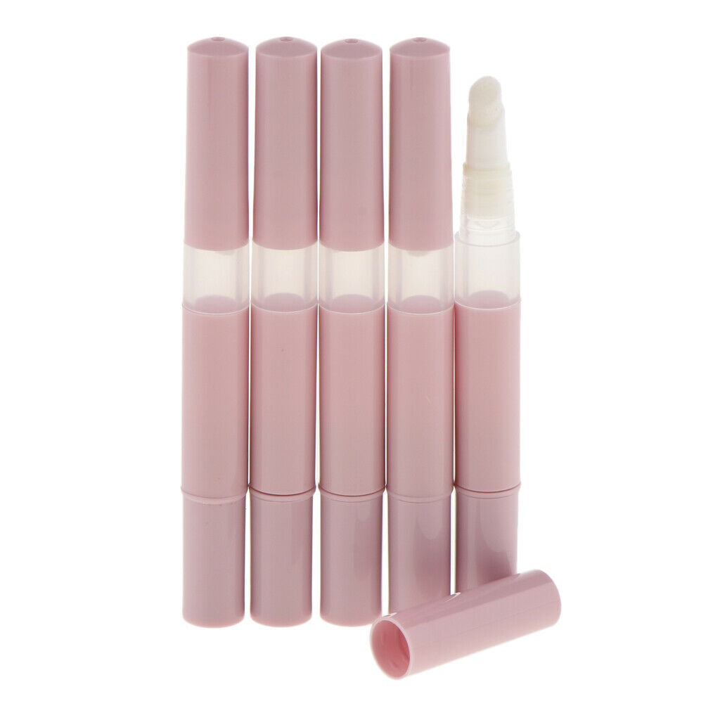 5 pieces 3 Ml empty rotary pen, tooth whitening pen, nail polish eyelash pen,