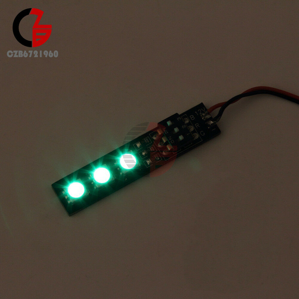 5050 RGB LED Light Board 5V 3S 4S 7 Colors Switch for RC Drone FPV Racing
