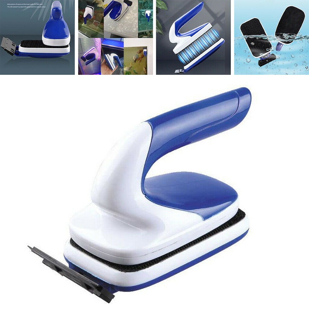 Magnetic Clean Brush Aquarium Fishes Glass Tank Algae Cleaner Scrubber Float
