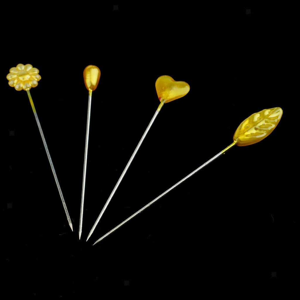 120x Flower Heart Scarf Shawl Pin Hijab Safety Pin Snag-Free Fashion Jewelry
