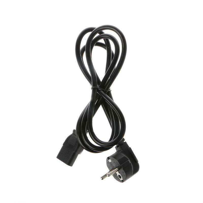 1.5m C13 IEC 320 European Kettle 2 Pin AC Round EU Plug Power Cable Cord