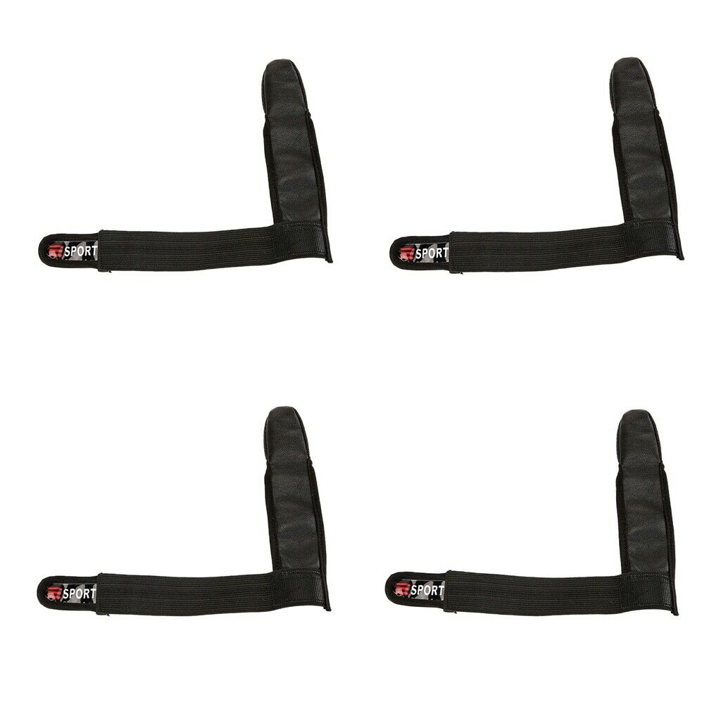 4x Single Finger Fishing Glove Anti-Slice Shield for Surf Fishing Black