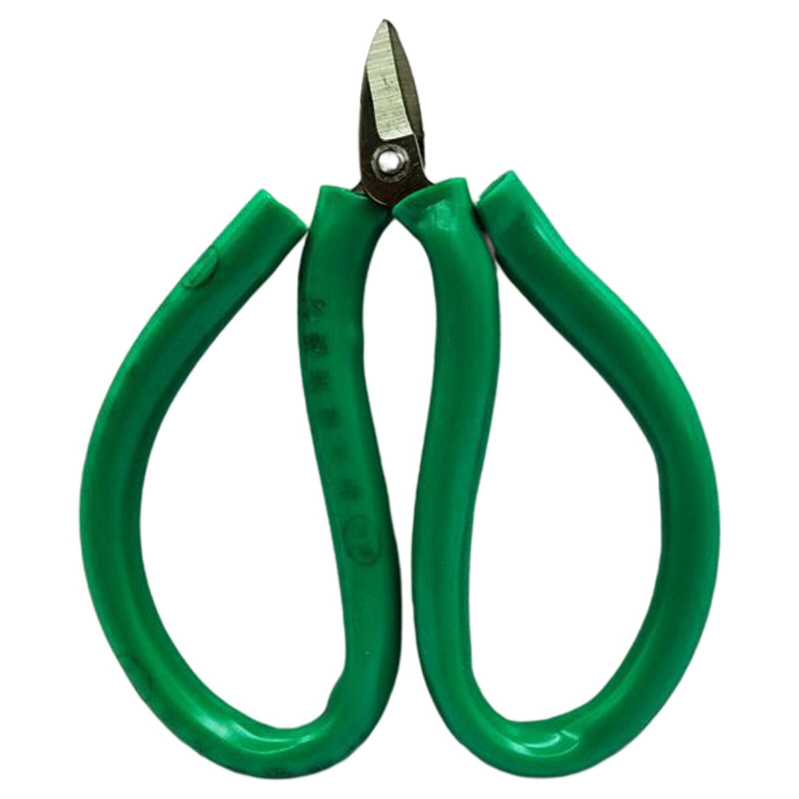 Wire Cutter Scissors Green Handle Anti Corrosion for Clothing  9.5x11.5cm