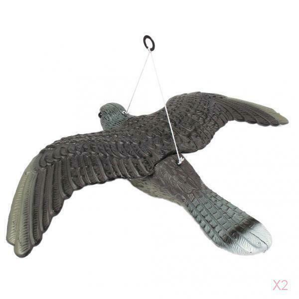 2x Hanging Bird Pigeon Pigeon Terrier Pigeon Defense Bird Fright Garden