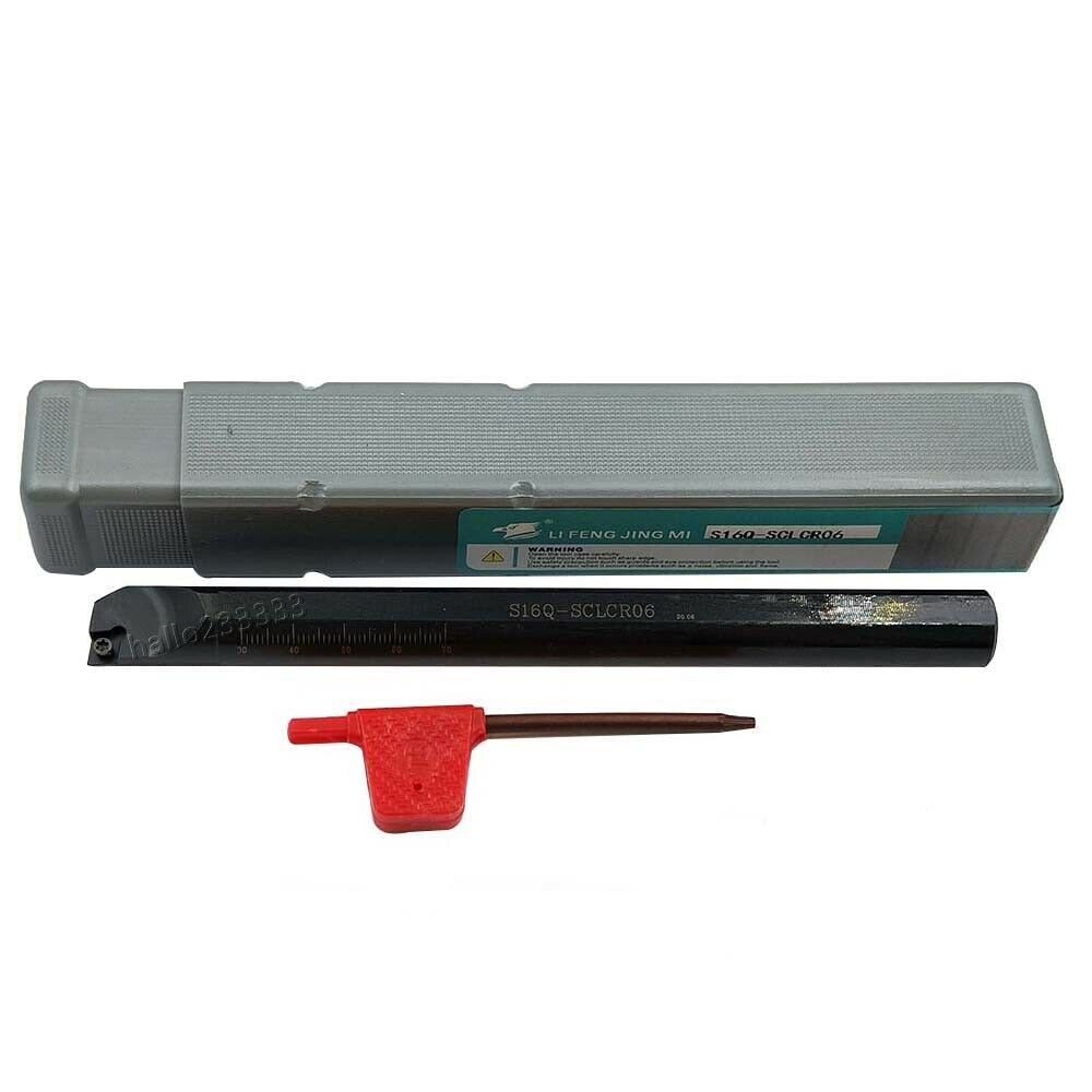 95° S16Q-SCLCR06 (16*180mm)Lathe Boring Bar Turning Holder for CCMT0602 inserts