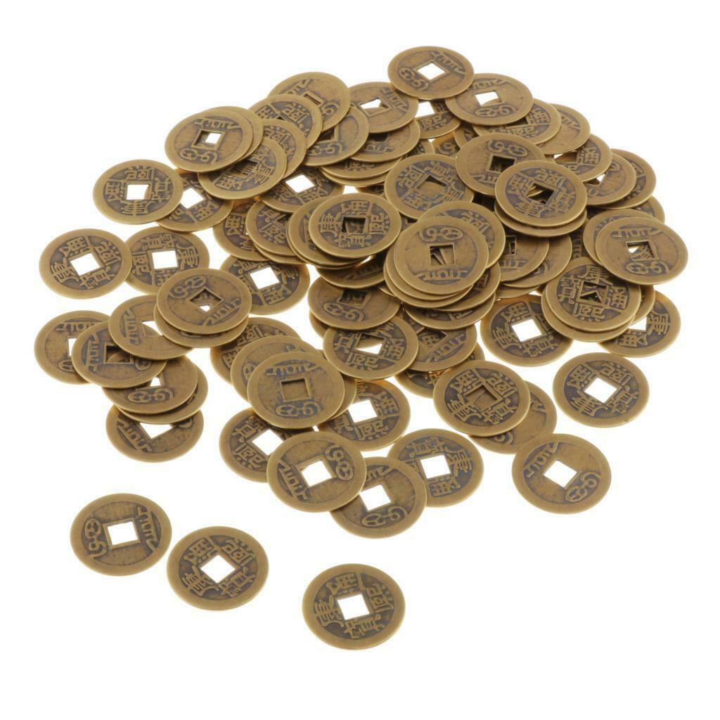 Qing Dynasty Emperor Chinese Lucky Coins Feng Shui Car Decor Kangxi Copper