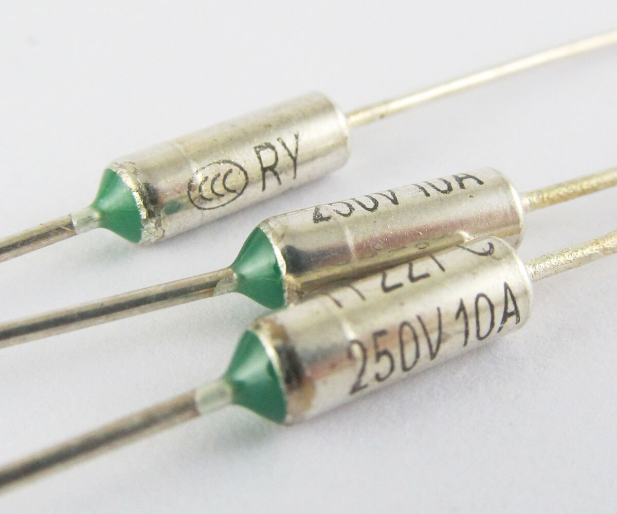 1pc Microtemp Thermal Fuse 192Â°C TF Cutoff 10A 250V