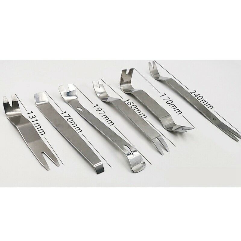 6PCS Car Radio Door Clip Panel Trim Dash Audio Removal Pry Tools Moulding KitsA9