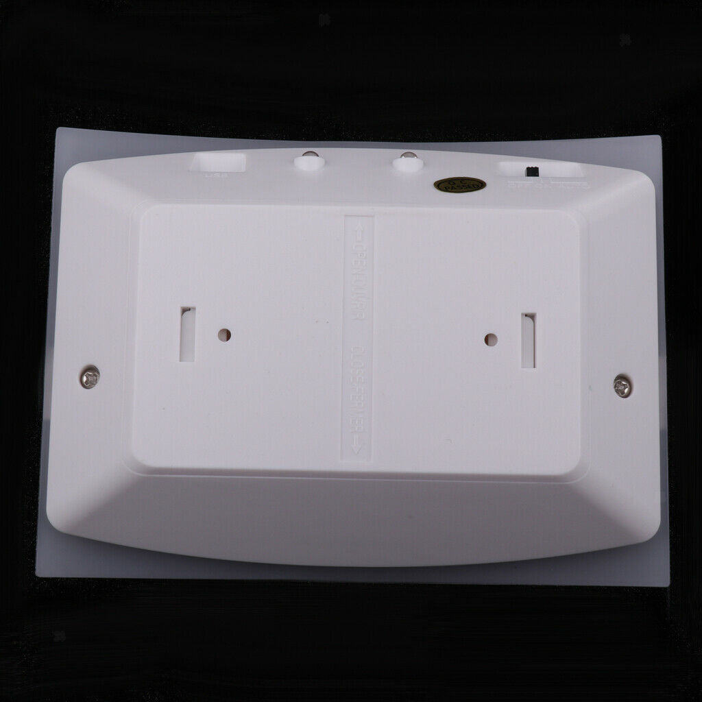 USB Rechargeable PIR Motion Sensor Sconce Wall Lamp Night Light Warm White