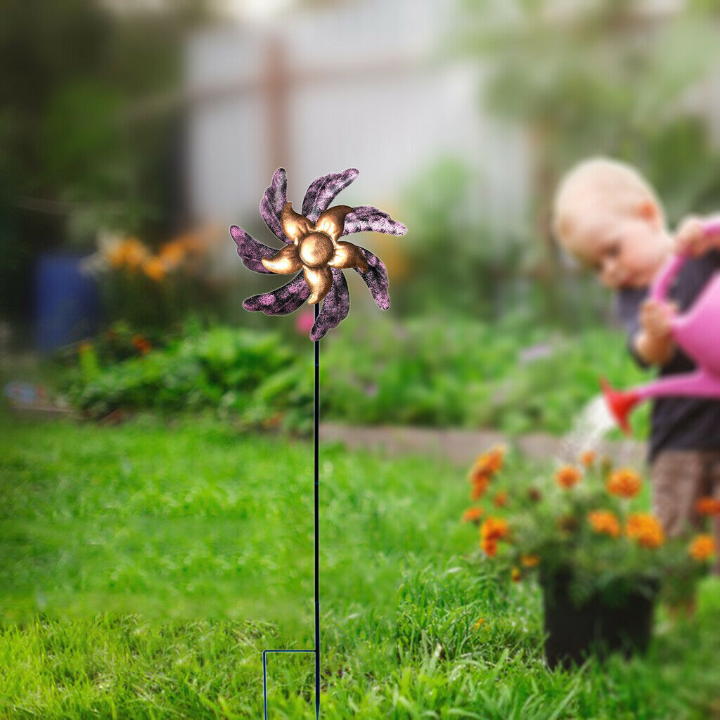 Outdoor Windmill Spinners Flower Bed Decoration Wind Spin Whimsical Gifts