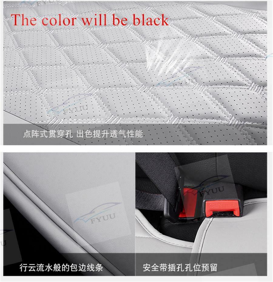 9D PU Leather Front Full surrounded Car Seat Cover Surround Cushion Four Seasons