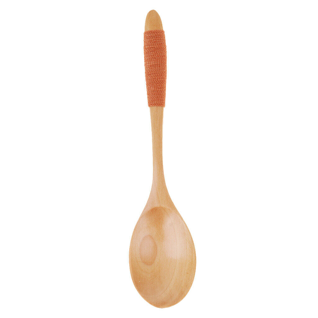Exquisite Creative Wooden Spoon Fork Travel Lunch Flatware Khaki Spoon