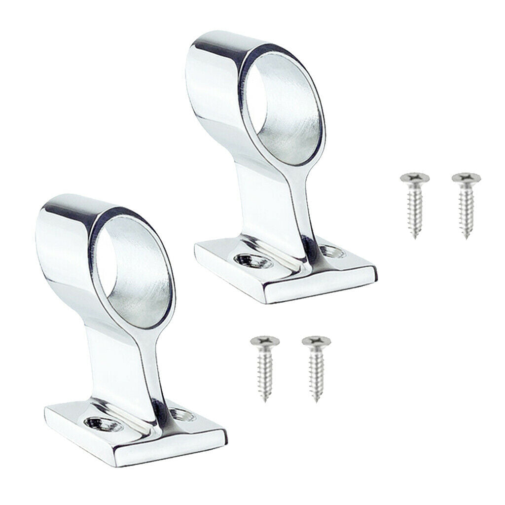 25mm Stainless Steel Marine Hand Rail Fitting Middle Boat Yatcht Sailboat