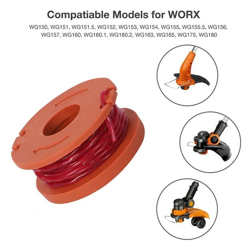 9 Pack Replacement Spool St Trimmer Line 8 Pack Spool and 1 Cap Lawn Mower AccF2