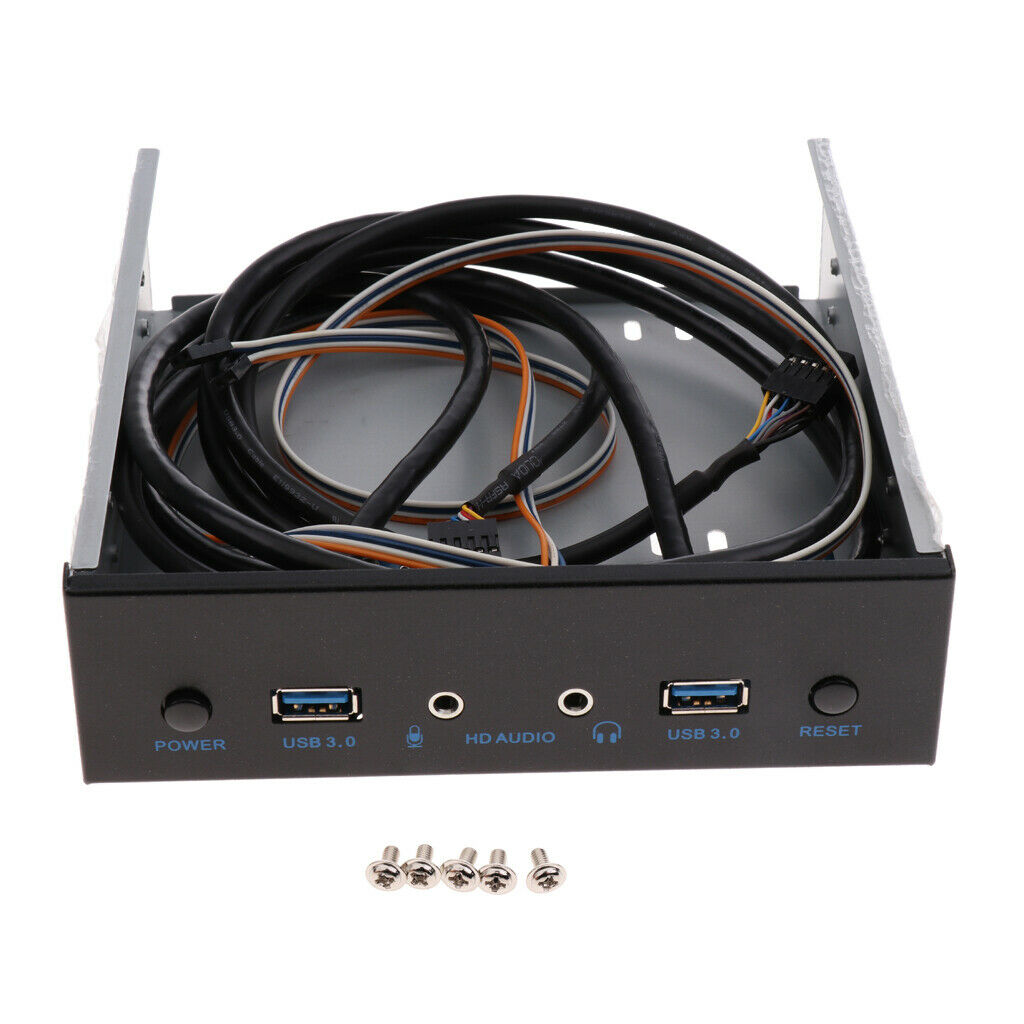 prettyia USB3.0 2Port Optical Drive Front Panel+HD AUDIO+Power Switch Button