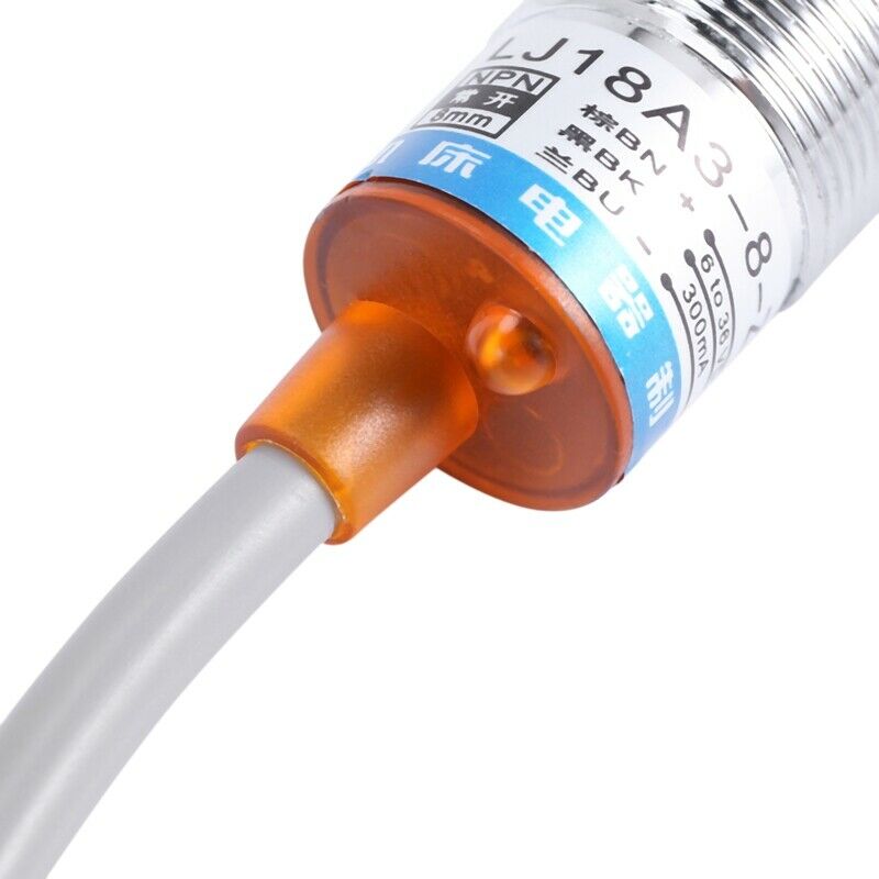 LJ18A3-8-Z/BX 8mm Approach Sensor Inductive Proximity NPN NO Switch DC 6-36V FW2