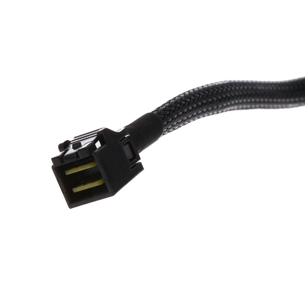 12G Mini SAS HD SFF-8643 to U.2 SFF-8639 Cable Cord with SATA power  1M