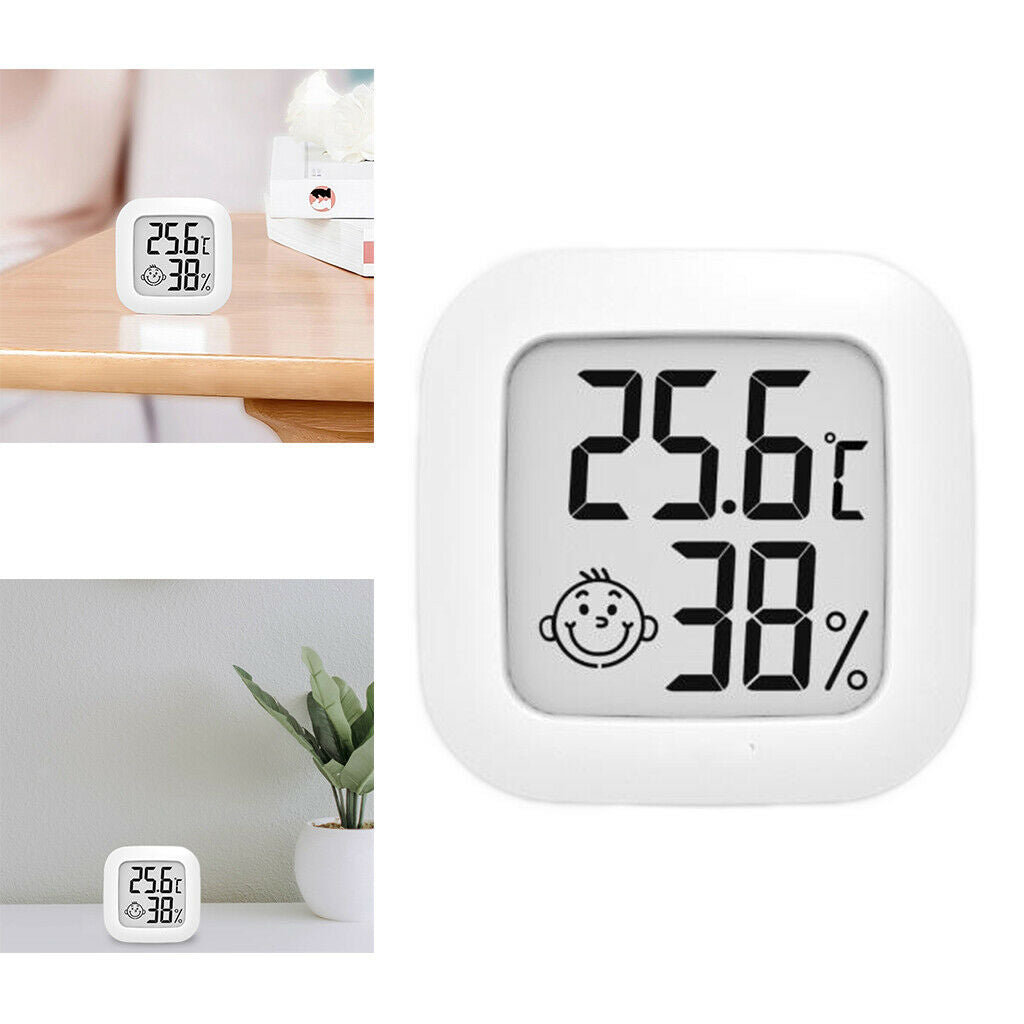 Digital Indoor Thermometer Hygrometer Home Travel Room Temp Humidity Gauge