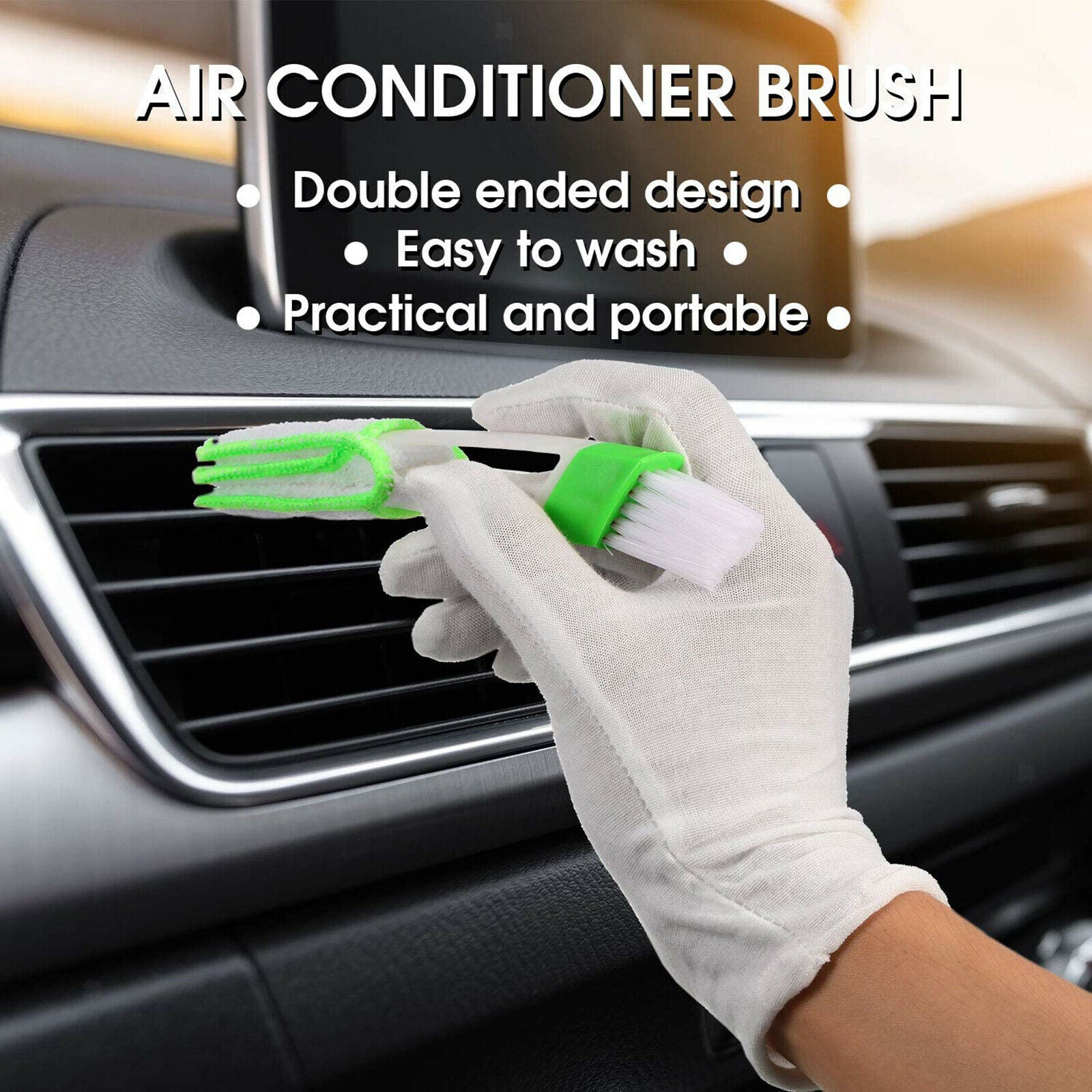 10pcs/Set Vehicles Detailing Brush Set Wheel Clean Brush Waxing Sponge Tools