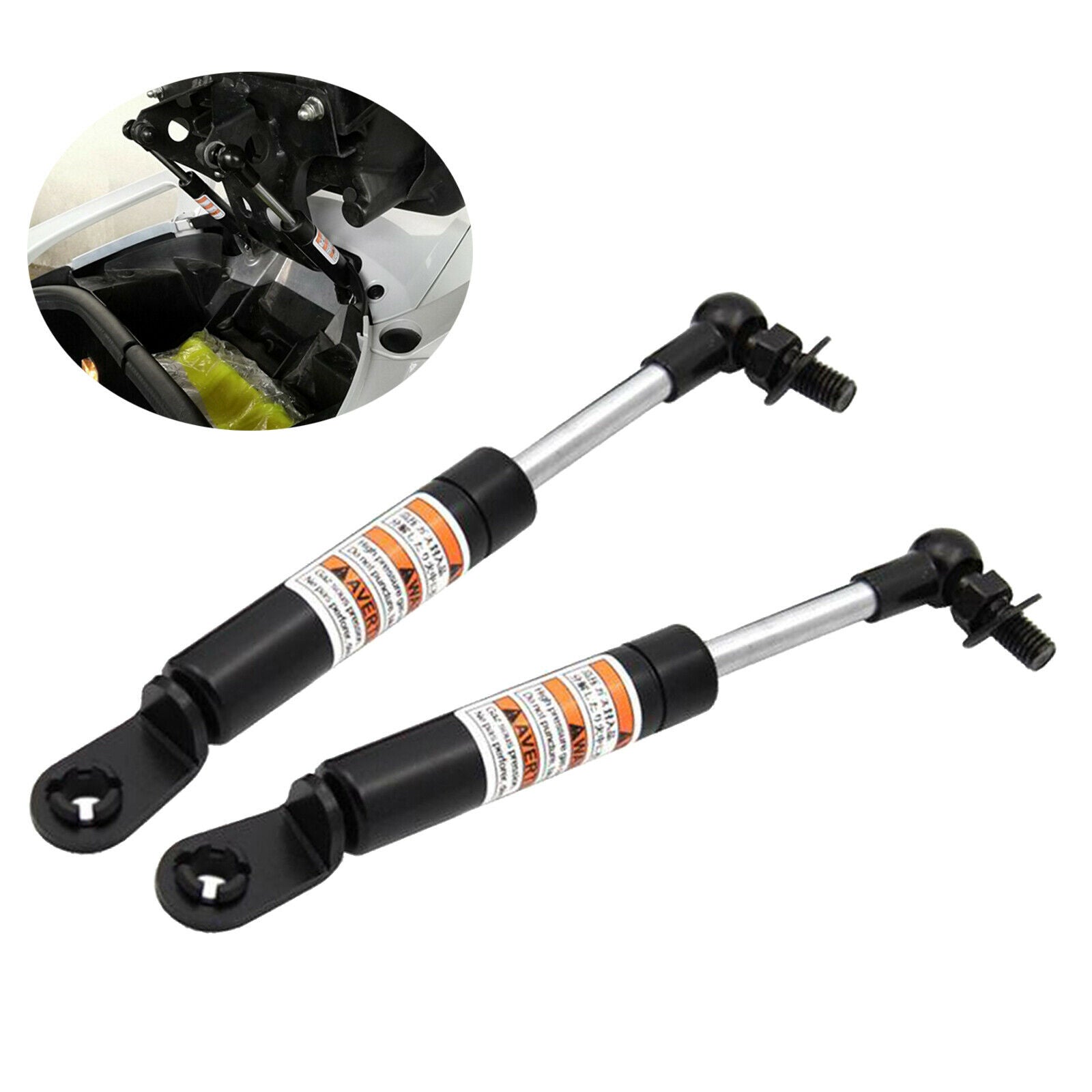 1 Pair Motorcycle Struts Arms Lift Supports Rods for Yamaha TMAX 500 2008-2018