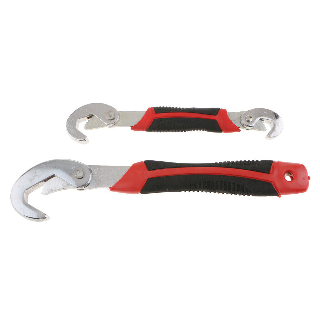 New High Carbon Steel Adjustable Universal Spanners Wrenches 8in/11in Pack of 2