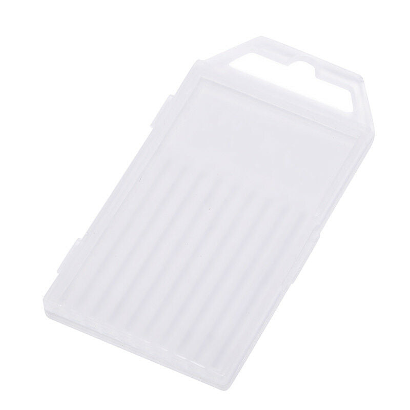 1pc plastic transparent drill bit storage box collection container cas.l8