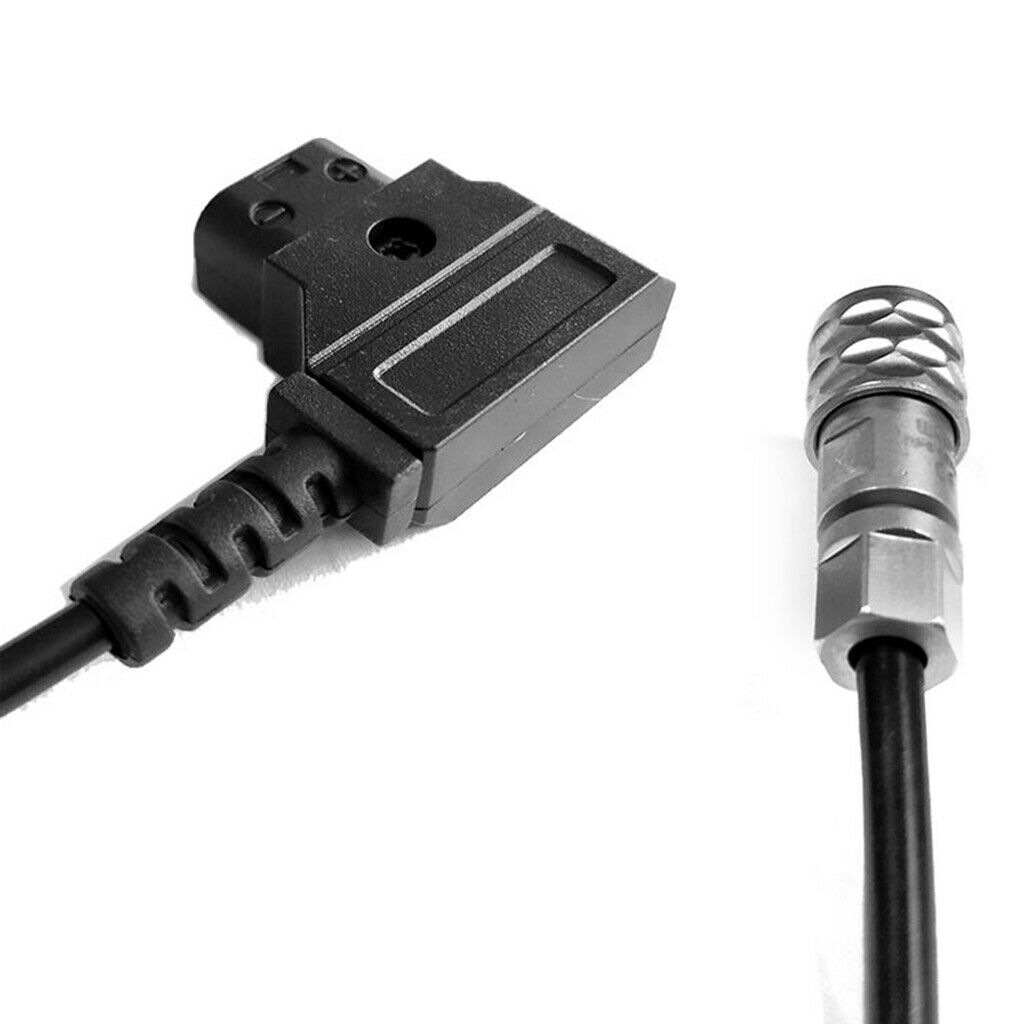 Male D-tap to Weipu SF610 2Pin Plug Power Adapter Cable for BMPCC 4K Camera