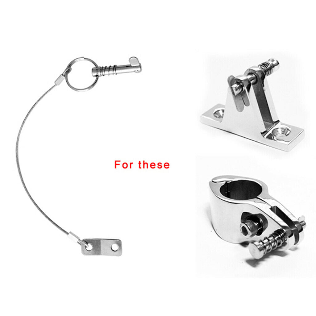 6x Quick Release Pin With Stainless Steel Strap