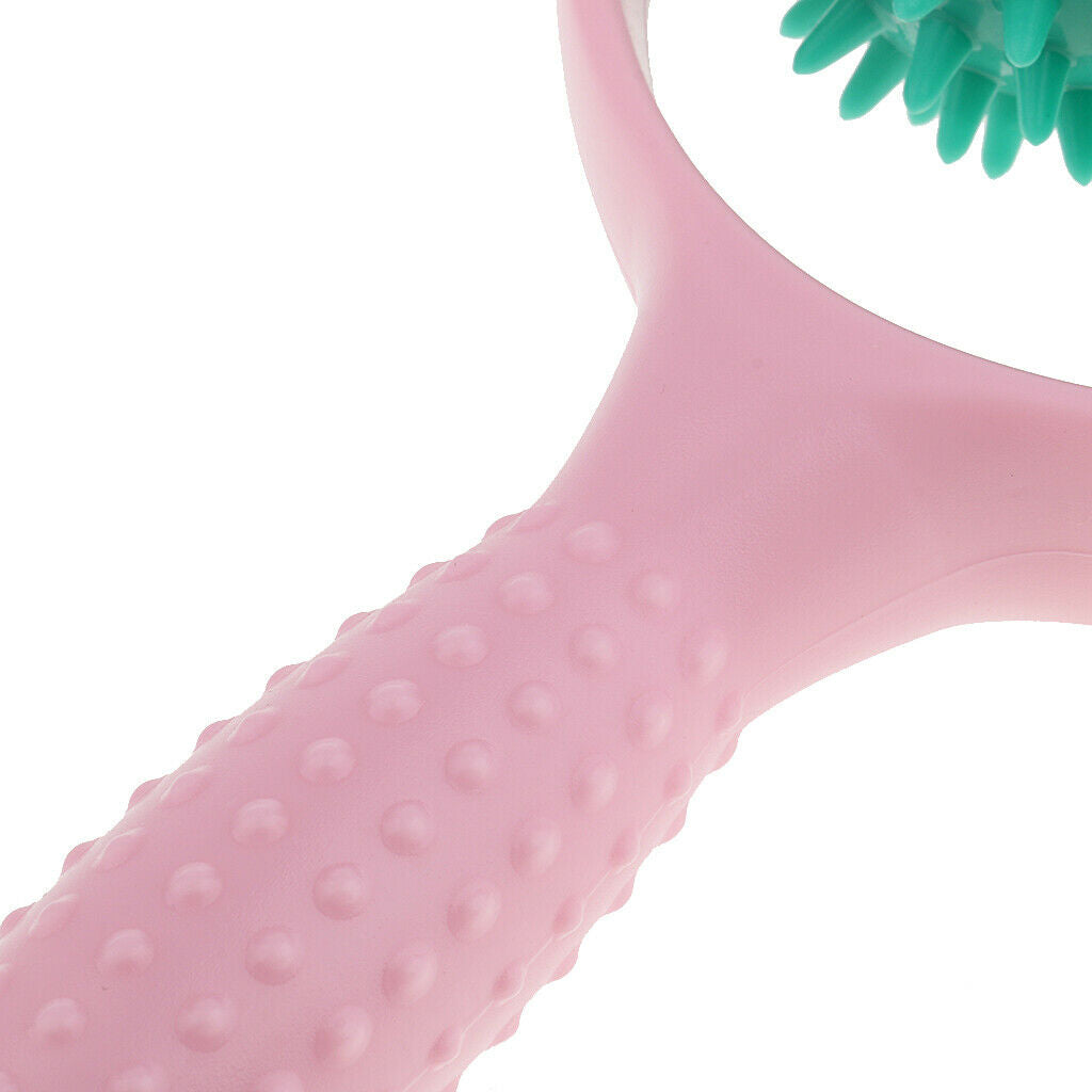 Acupuncture Shoulder Muscle Massager Roll Massage Ball  Pink + Green