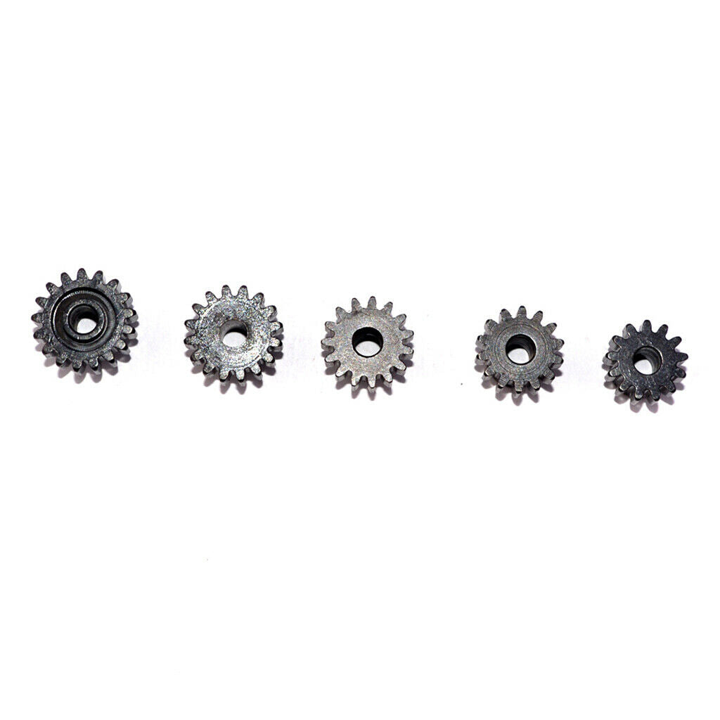 5x 13T 14T 15T 16T 17T Pinion 25DP Motor Gears Set for 1/8 RC Car Buggy Accs