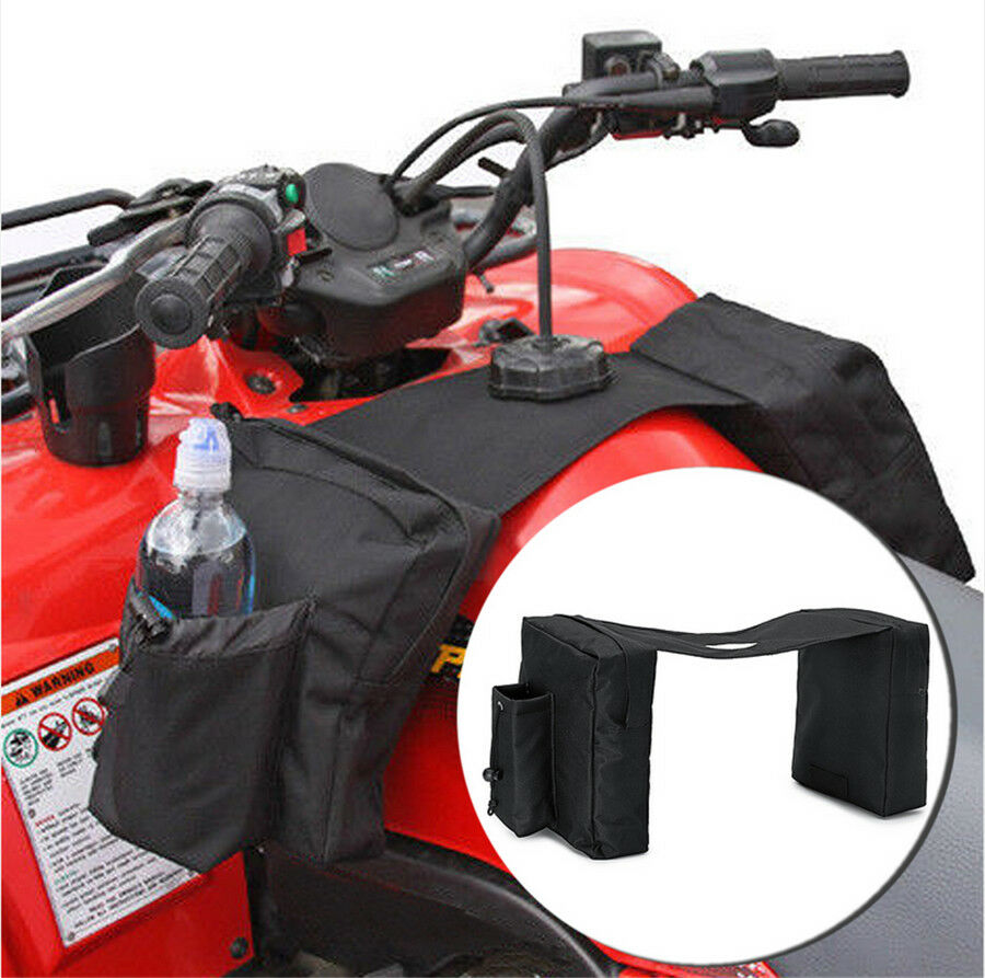 Universal ATV Snowmobile Accessory Gas Tank SaddleBag Saddle Bags  Water Bottle